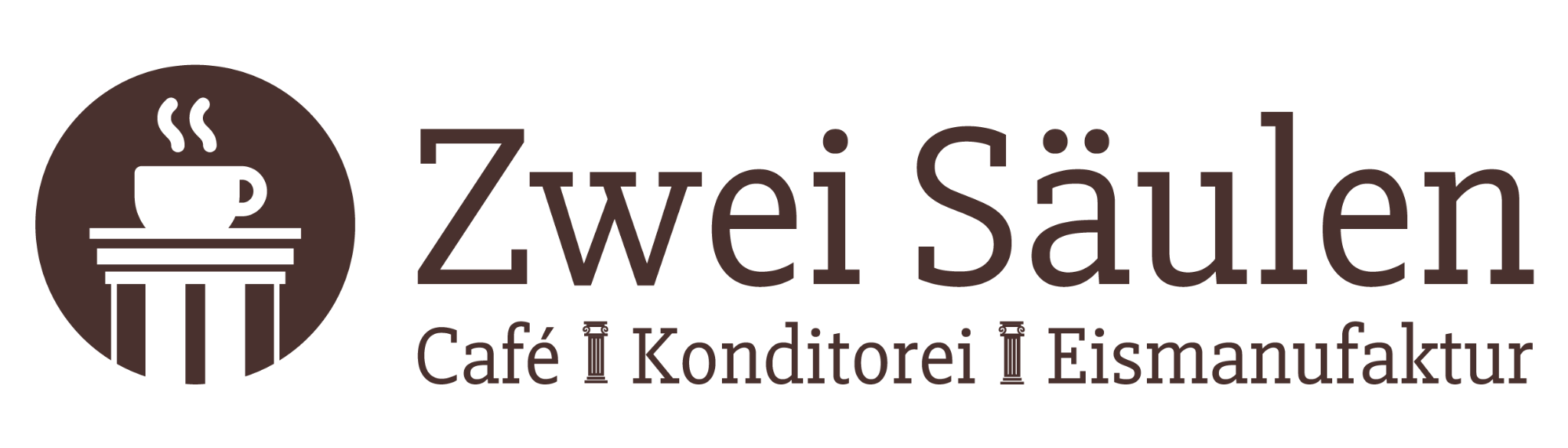 Zwei Säulen Café Logo